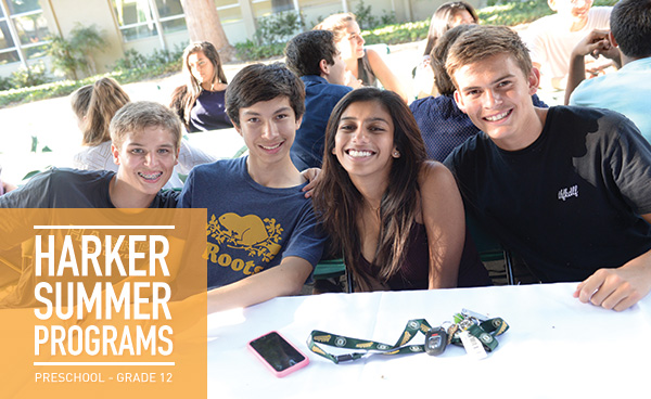 Harker summer students smiling.