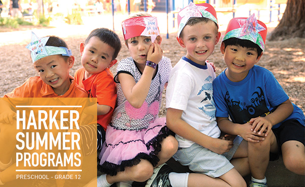 Harker summer students smiling.