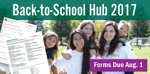 Back to School Hub Forms Due Aug 1