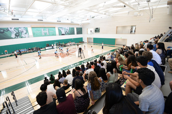 First home game in the new gym