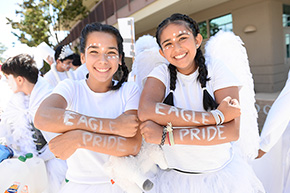 Upper school spirit parade