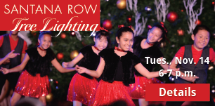 Santana Row Tree Lighting, Tues., Nov 14