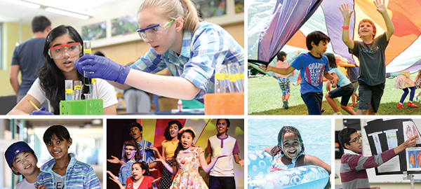 Harker summer students smiling.