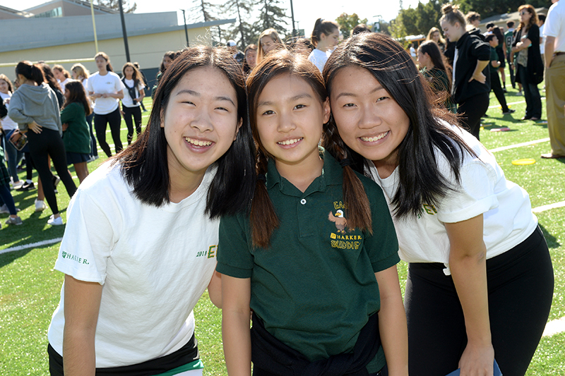 Grade 12 and Grade 5 Eagle Buddies