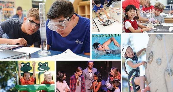 Harker summer students smiling.