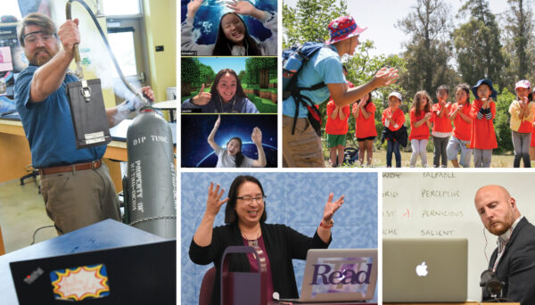 Harker summer students smiling.