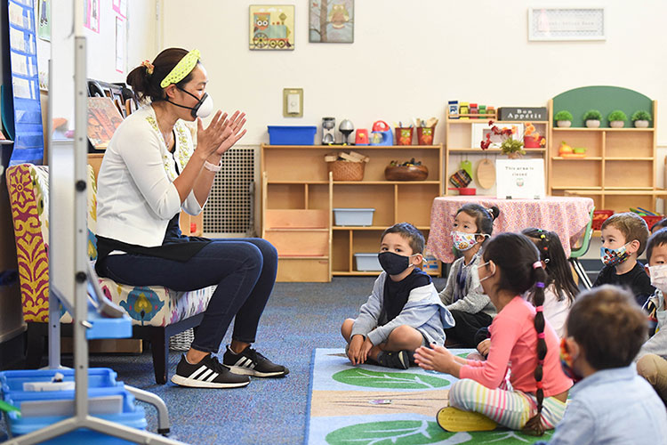 Transitional Kindergarten First Day on Campus