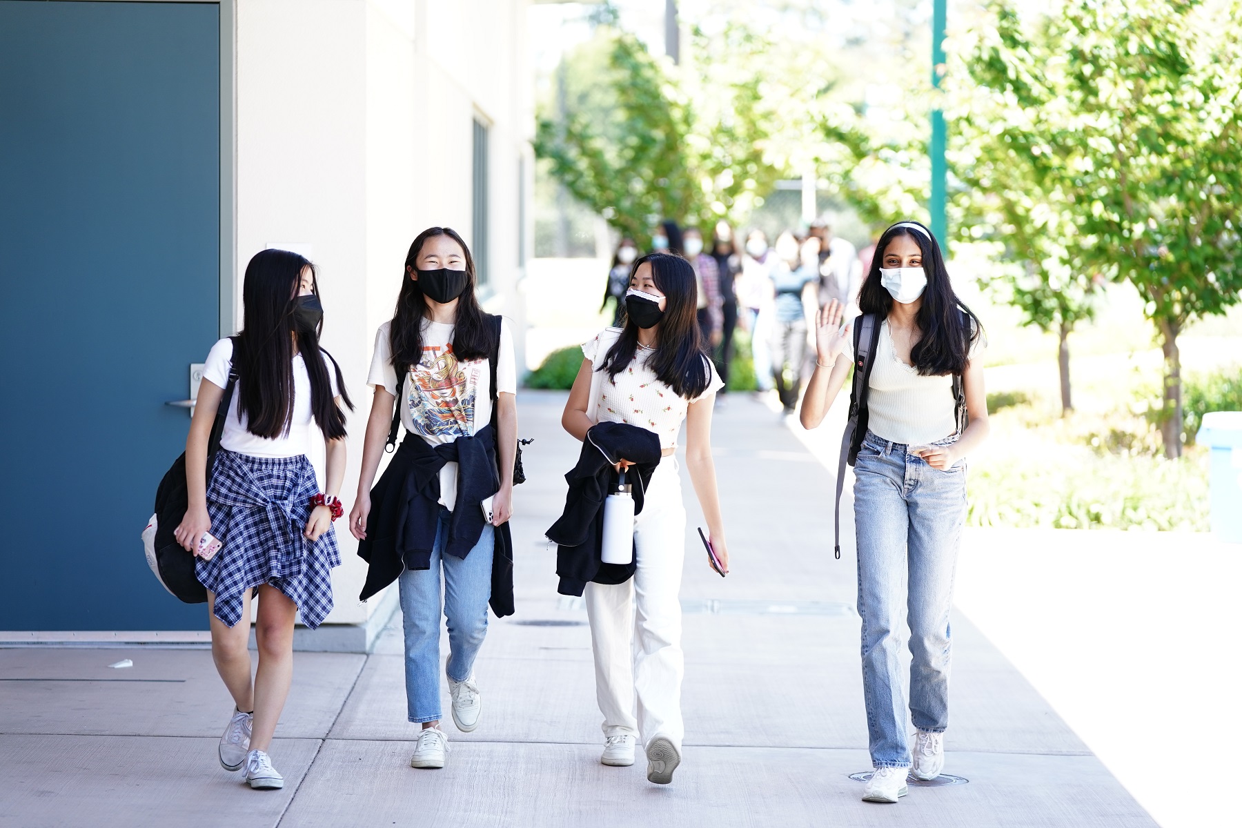 Upper School Students Return