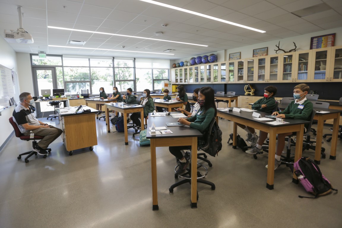 Middle School Starts at New Campus