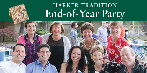 end of year party header