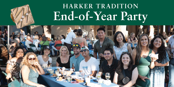 end of year party header