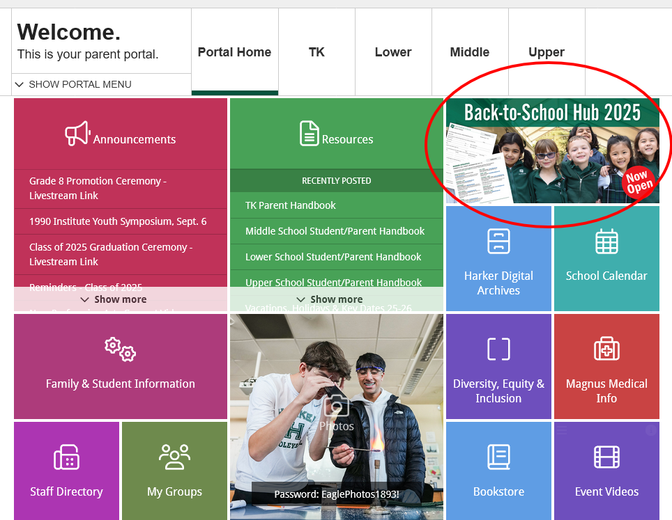 Back-to-School Hub promo